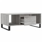 vidaXL Tavolino Salotto Grigio Sonoma 90x50x36,5 cm Legno Multistrato