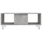 vidaXL Tavolino Salotto Grigio Cemento 90x50x36,5 cm Legno Multistrato