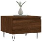 vidaXL Tavolino da Salotto Rovere Marrone 50x46x35cm Legno Multistrato