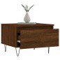 vidaXL Tavolino da Salotto Rovere Marrone 50x46x35cm Legno Multistrato
