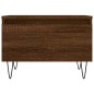 vidaXL Tavolino da Salotto Rovere Marrone 50x46x35cm Legno Multistrato