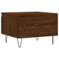 vidaXL Tavolino da Salotto Rovere Marrone 50x46x35cm Legno Multistrato