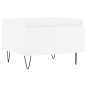 vidaXL Tavolino da Salotto Bianco 50x46x35 cm in Legno Multistrato