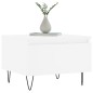vidaXL Tavolino da Salotto Bianco 50x46x35 cm in Legno Multistrato