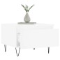 vidaXL Tavolino da Salotto Bianco 50x46x35 cm in Legno Multistrato