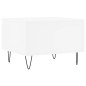 vidaXL Tavolino da Salotto Bianco 50x46x35 cm in Legno Multistrato