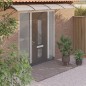 vidaXL Tettoia per Porta Nero e Trasparente 350x80 cm in Policarbonato vidaXL Tettoia per Porta Nero e Trasparente 350x80 cm in Policarbonato