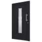 vidaXL Porta di Ingresso Antracite 98x190 cm vidaXL Porta di Ingresso Antracite 98x190 cm
