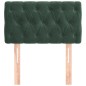vidaXL Testiera Verde scuro 80x7x78/88 cm in Velluto vidaXL Testiera Verde scuro 80x7x78/88 cm in Velluto