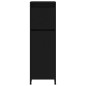 vidaXL Set Mobili da Bagno 4 pz Nero in Truciolato vidaXL Set Mobili da Bagno 4 pz Nero in Truciolato