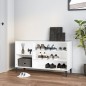 Scarpiera Bianco Lucido 102x36x60 cm in Legno Multistrato Scarpiera Bianco Lucido 102x36x60 cm in Legno Multistrato