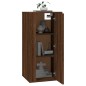 Mobile Porta TV a Parete Rovere Marrone 40x34,5x80 cm Mobile Porta TV a Parete Rovere Marrone 40x34,5x80 cm