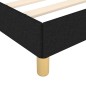 vidaXL Giroletto senza Materasso Nero 140x190 cm in Tessuto vidaXL Giroletto senza Materasso Nero 140x190 cm in Tessuto