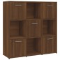 Libreria Rovere Marrone 90x30x90 cm in Legno Multistrato Libreria Rovere Marrone 90x30x90 cm in Legno Multistrato