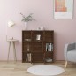 Libreria Rovere Marrone 90x30x90 cm in Legno Multistrato Libreria Rovere Marrone 90x30x90 cm in Legno Multistrato