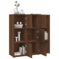 Libreria Rovere Marrone 90x30x90 cm in Legno Multistrato Libreria Rovere Marrone 90x30x90 cm in Legno Multistrato