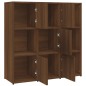 Libreria Rovere Marrone 90x30x90 cm in Legno Multistrato Libreria Rovere Marrone 90x30x90 cm in Legno Multistrato