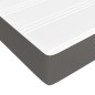 vidaXL Materasso a Molle Grigio 80x200x20 cm in Similpelle vidaXL Materasso a Molle Grigio 80x200x20 cm in Similpelle