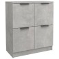 Credenza Grigio Cemento 60x30x70 cm in Legno Multistrato Credenza Grigio Cemento 60x30x70 cm in Legno Multistrato