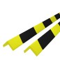 Protezioni Angoli 2pz Giallo e Nero 4,5x4,5x104 cm in PU Protezioni Angoli 2pz Giallo e Nero 4,5x4,5x104 cm in PU