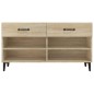 Scarpiera Rovere Sonoma 102x35x55 cm in Legno Multistrato Scarpiera Rovere Sonoma 102x35x55 cm in Legno Multistrato