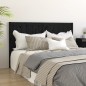 Testiera per Letto Nera 185,5x4x100cm in Legno Massello di Pino Testiera per Letto Nera 185,5x4x100cm in Legno Massello di Pino