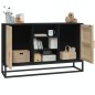 vidaXL Credenza Nera 105x30x65 cm in Legno Multistrato vidaXL Credenza Nera 105x30x65 cm in Legno Multistrato