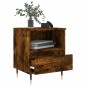 vidaXL Comodino Rovere Fumo 40x35x50 cm in Legno Multistrato vidaXL Comodino Rovere Fumo 40x35x50 cm in Legno Multistrato