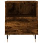 vidaXL Comodino Rovere Fumo 40x35x50 cm in Legno Multistrato vidaXL Comodino Rovere Fumo 40x35x50 cm in Legno Multistrato