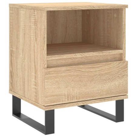 vidaXL Comodino Rovere Sonoma 40x35x50 cm in Legno Multistrato