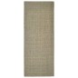 Tappeto in Sisal Naturale 80x200 cm Tortora Tappeto in Sisal Naturale 80x200 cm Tortora
