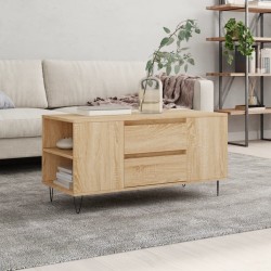 vidaXL Tavolino Salotto Rovere Sonoma 102x44,5x50 cm Legno Multistrato