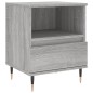 vidaXL Comodino Grigio Sonoma 40x35x50 cm in Legno Multistrato vidaXL Comodino Grigio Sonoma 40x35x50 cm in Legno Multistrato