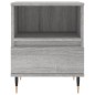 vidaXL Comodino Grigio Sonoma 40x35x50 cm in Legno Multistrato vidaXL Comodino Grigio Sonoma 40x35x50 cm in Legno Multistrato