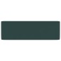 vidaXL Lavandino Luxury Verde Scuro Opaco 41x30x12 cm in Ceramica
