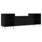 vidaXL Mobile Porta TV Nero 160x35x55 cm in Legno Multistrato vidaXL Mobile Porta TV Nero 160x35x55 cm in Legno Multistrato