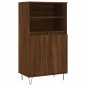 vidaXL Credenza Rovere Marrone 60x36x110 cm in Legno Multistrato vidaXL Credenza Rovere Marrone 60x36x110 cm in Legno Multistrato