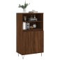 vidaXL Credenza Rovere Marrone 60x36x110 cm in Legno Multistrato vidaXL Credenza Rovere Marrone 60x36x110 cm in Legno Multistrato