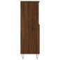 vidaXL Credenza Rovere Marrone 60x36x110 cm in Legno Multistrato vidaXL Credenza Rovere Marrone 60x36x110 cm in Legno Multistrato