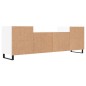 vidaXL Mobile Porta TV Bianco 160x35x55 cm in Legno Multistrato vidaXL Mobile Porta TV Bianco 160x35x55 cm in Legno Multistrato