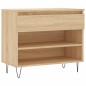 vidaXL Scarpiera Rovere Sonoma 70x36x60 cm in Legno Multistrato