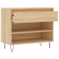 vidaXL Scarpiera Rovere Sonoma 70x36x60 cm in Legno Multistrato