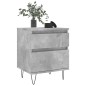 vidaXL Comodini 2pz Grigio Cemento 40x35x50 cm in Legno Multistrato vidaXL Comodini 2pz Grigio Cemento 40x35x50 cm in Legno Multistrato