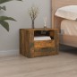 Comodino a Muro Rovere Fumo 50x36x40 cm Comodino a Muro Rovere Fumo 50x36x40 cm