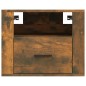 Comodino a Muro Rovere Fumo 50x36x40 cm Comodino a Muro Rovere Fumo 50x36x40 cm