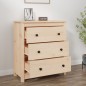 Credenza 70x35x80 cm in Legno Massello di Pino Credenza 70x35x80 cm in Legno Massello di Pino