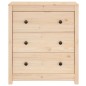 Credenza 70x35x80 cm in Legno Massello di Pino Credenza 70x35x80 cm in Legno Massello di Pino