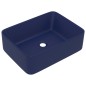 vidaXL Lavandino Luxury Blu Scuro Opaco 41x30x12 cm in Ceramica vidaXL Lavandino Luxury Blu Scuro Opaco 41x30x12 cm in Ceramica