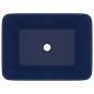 vidaXL Lavandino Luxury Blu Scuro Opaco 41x30x12 cm in Ceramica vidaXL Lavandino Luxury Blu Scuro Opaco 41x30x12 cm in Ceramica