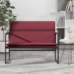Panca Rosso Vino 100x64x80 cm in Tessuto